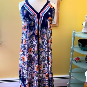 Handkerchief Hem Maxi Dress
